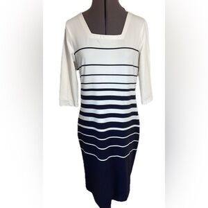 Saint James France Striped Dress Size 6 Coastal Preppy